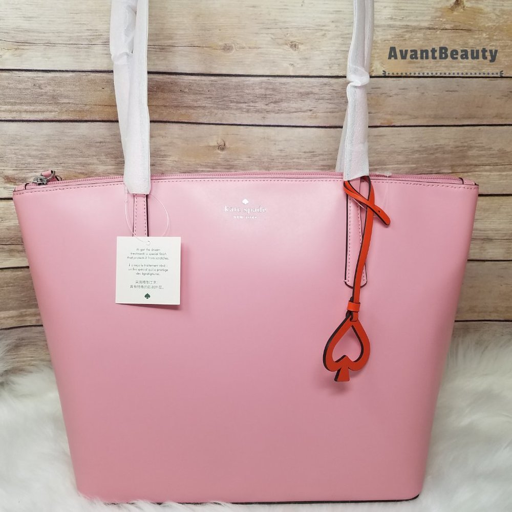 Kate Spade Large tote Bright Carnation Zina Bag - Picture 3 of 16
